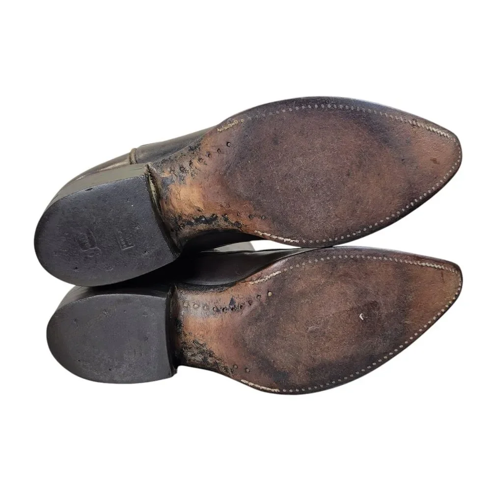 Justin‎ Vintage Exotic Caribou Cowboy Boots Women's Size 7D